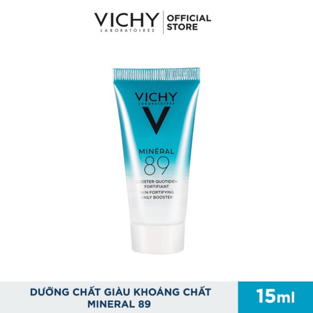 Minisize Vichy Chính Hãng- Dưỡng Chất Khoáng Cô Đặc Phục Hồi Và Bảo Vệ Da Vichy Mineral 89 15Ml