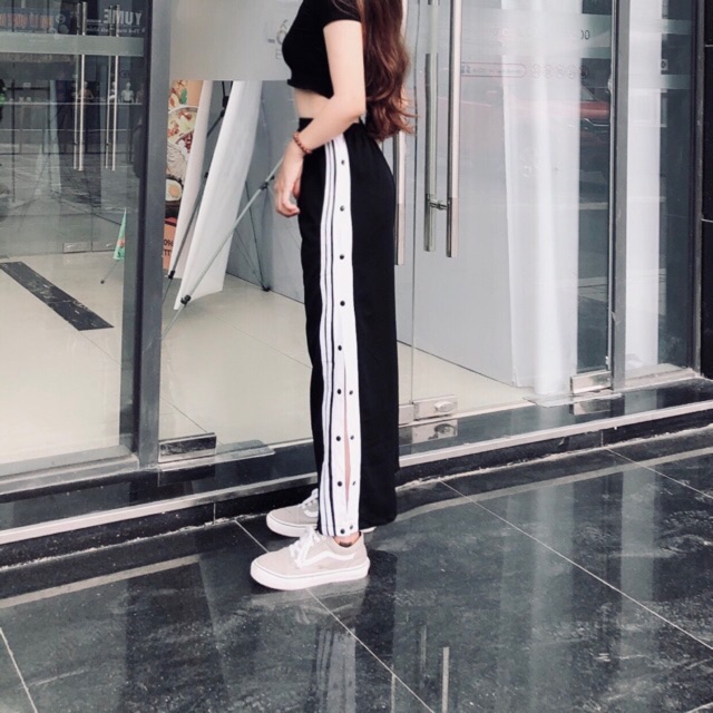 [Mã WA9910 giảm 10k đơn 99k] Quần sọc cúc