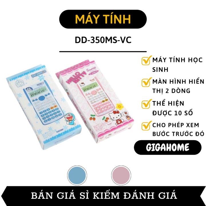 Máy Tính Casio GIGAHOME Máy Tính Học Sinh Cầm Tay Hình Doremon Và Hello Kitty Đáng Yêu 8163