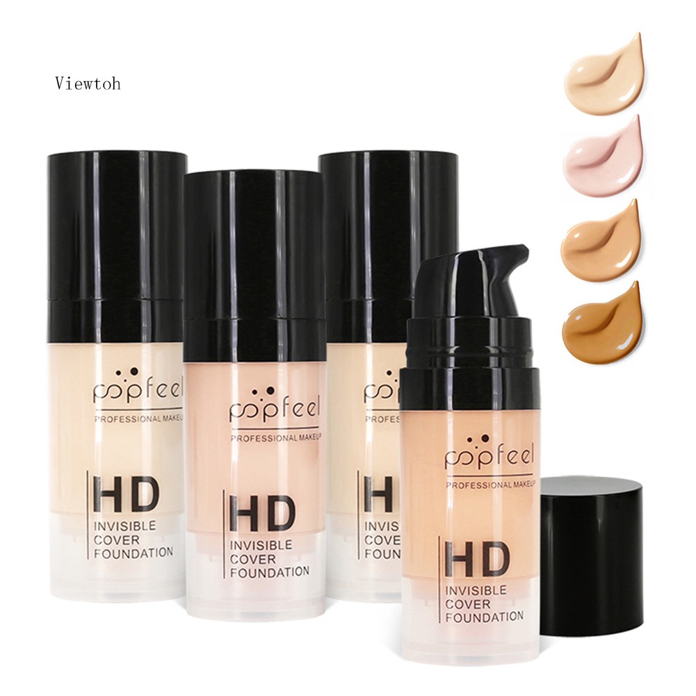 Kem nền POPFEEL 15ml dưỡng ẩm lâu trôi trang điểm tự nhiên