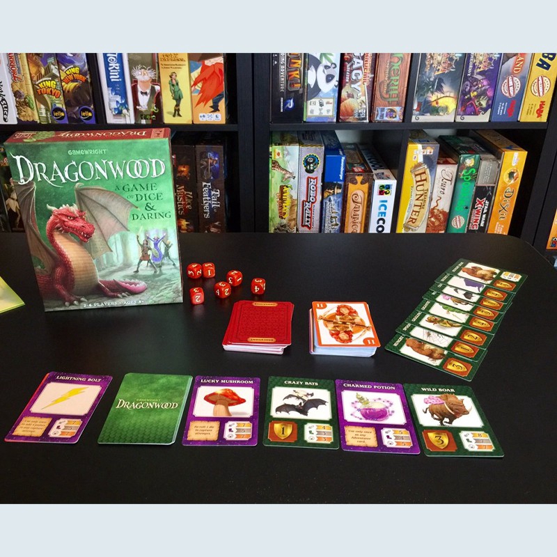 Dragonwood A Game Bộ trò chơi Dragonwood dùng xúc xắc và thẻ bài