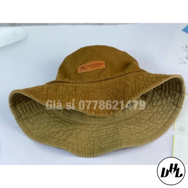 Mũ bo tai bèo vải kaki goát 2 mặt mạc da buber bao chất thời trang