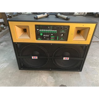 LOA KÉO 4 TẤC ĐÔI THÙNG GỖ V39