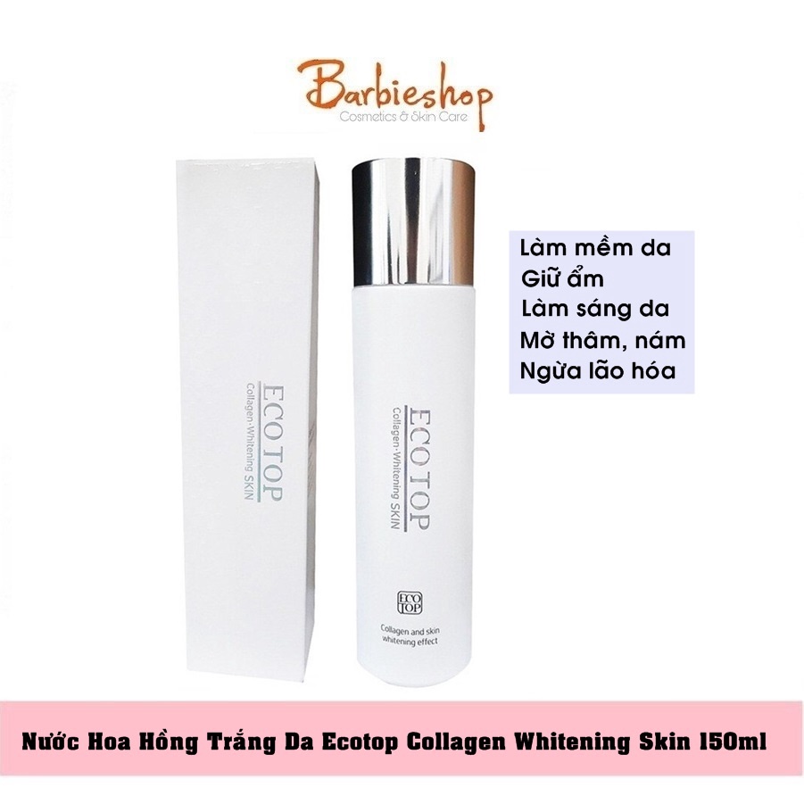 Nước Hoa Hồng Ecotop Collagen Whitening Skin (150ml)