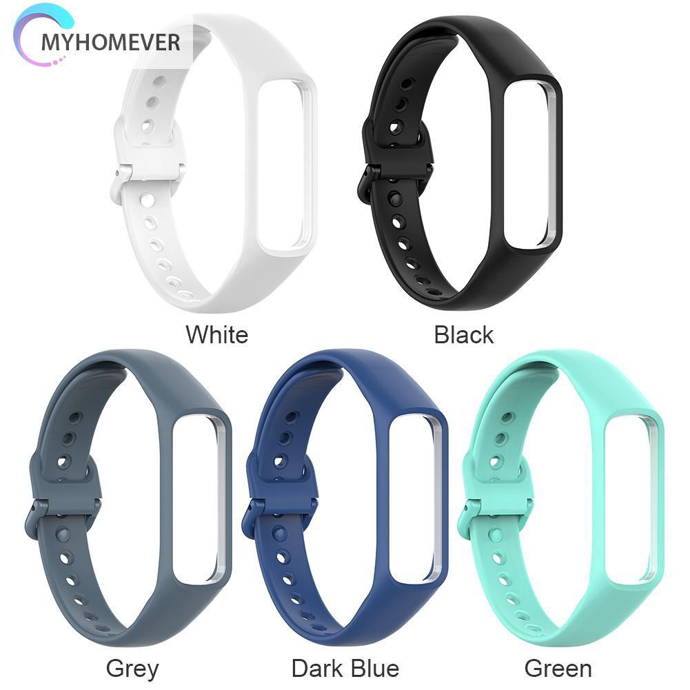 myhomever Silicone Wristband Watch Strap+Frame Case for Samsung Galaxy Fit-E SM-R375