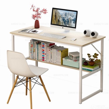 Bàn làm việc khung sắt chịu lực cao, bàn vi tính, bàn học lắp ráp dễ dàng gọn nhẹ thông minh -TRƯỜNG PHÁT CHUYÊN SĨ