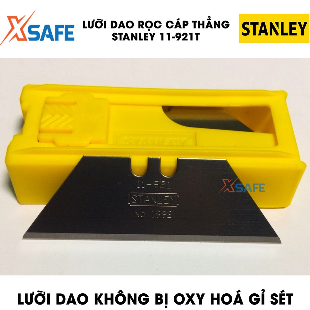 Lưỡi dao rọc cáp thẳng STANLEY gia công thép hợp kim carbon không gỉ Lưỡi dao rọc cáp Stanley chính hãng chất lượng cao
