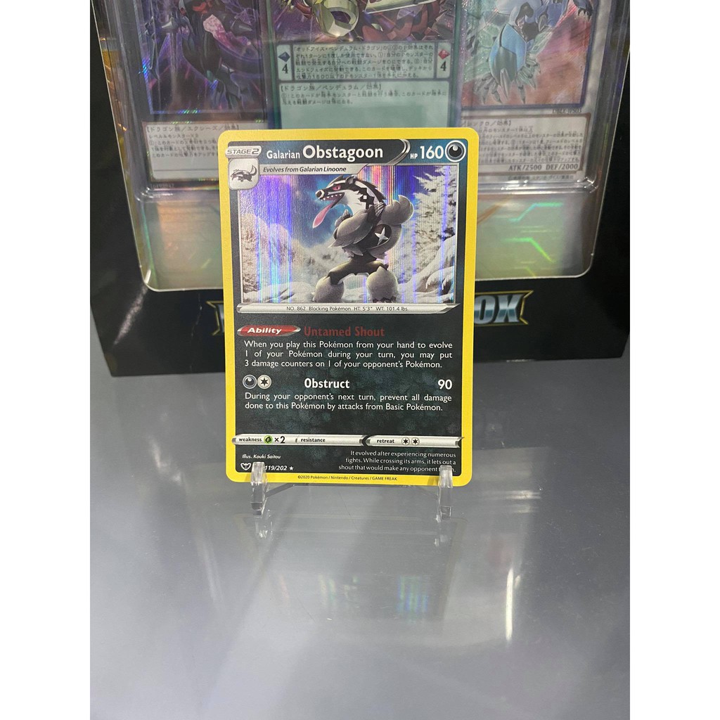 [ Dưa Hấu Yugioh ] Lá bài thẻ bài Pokemon Obstagoon