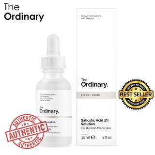 (Sẵn) The Ordinary Salicylic Acid 2% Solution tinh chất giảm mụn 30ml