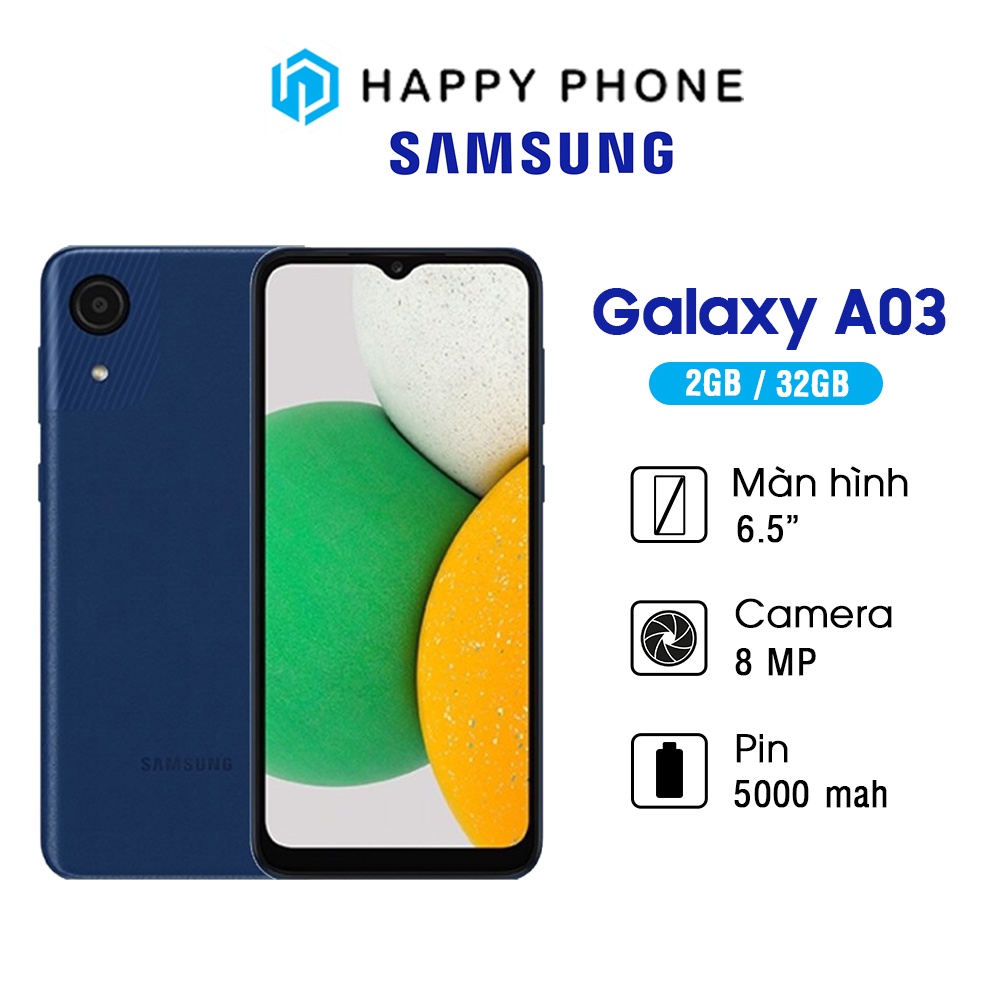 Điện Thoại Samsung Galaxy A03 Core - Hàng Chính Hãng, Mới 100%, Nguyên seal