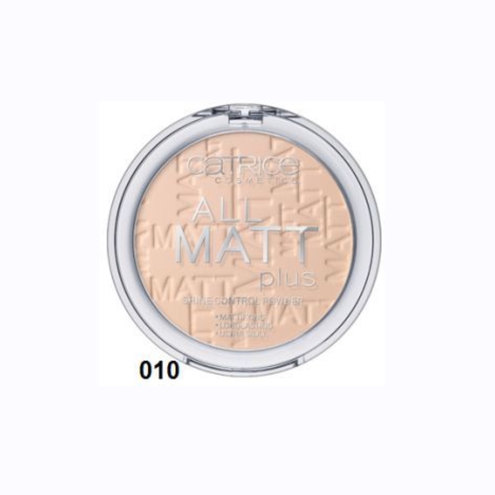 Phấn Phủ Kiềm Dầu Hoàn Hảo Catrice All Matt Plus Shine Control Powder 10g #010 Trasparent