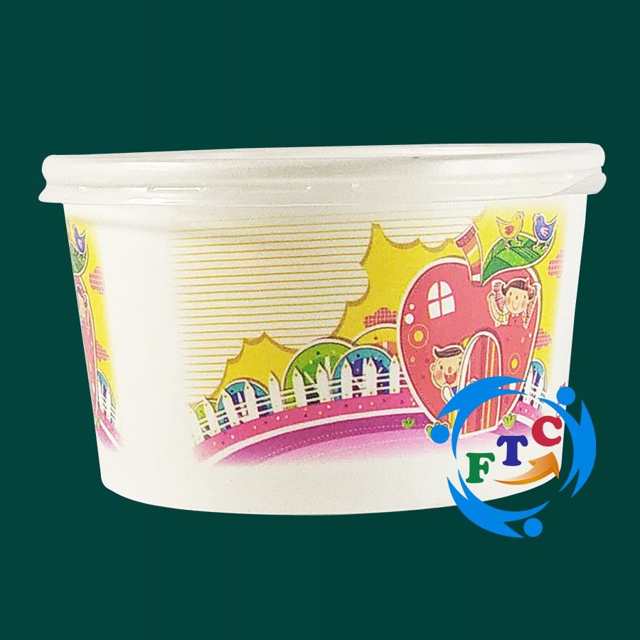 "CAO CẤP" TÔ GIẤY PO TRÁNG 2 LỚP FTC 650ml - HỘP GIẤY ĐỰNG THỰC PHẨM DÙNG 1 LẦN | BigBuy360 - bigbuy360.vn