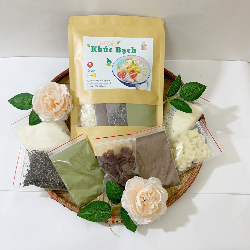 Set Chè Khúc Bạch Nấu 10 Chén  Bếp của Ngoại HT