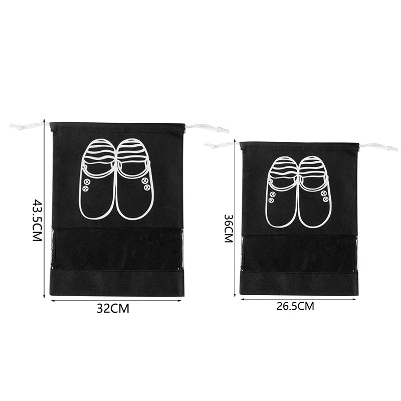 Túi đựng giày không dệt Túi chống thấm nước Túi du lịch Túi dây rút Tote Di động cho Giày cất giữ Giày tổ chức