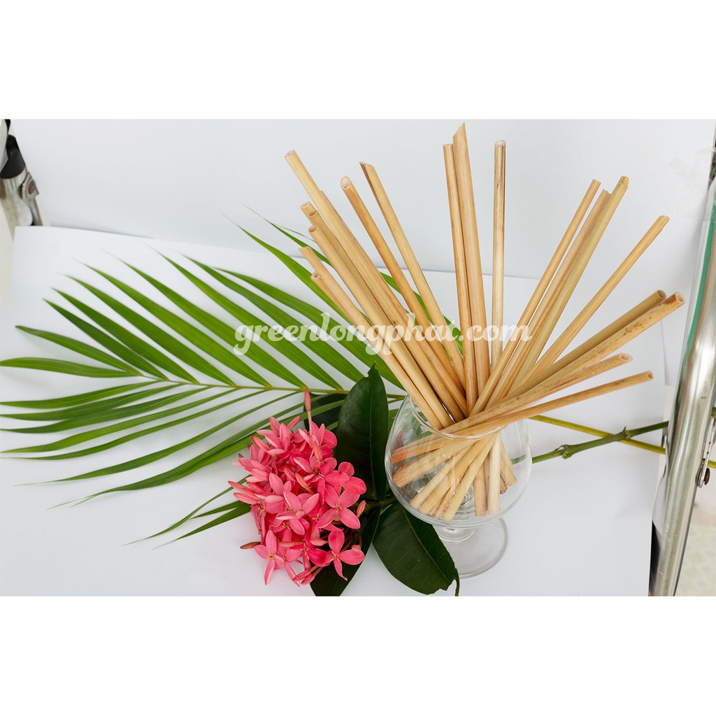Ống hút cỏ đuôi chồn (ống tiêu chuẩn 20cm) 100 ống/hộp