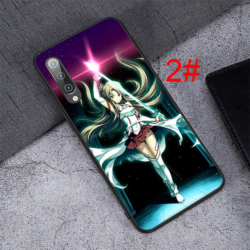 Ốp Lưng Tpu Họa Tiết Hoạt Hình Sword Art Online Thời Trang Cho Xiaomi Mi 8 9 10 A1 A2 A3 Lite Pro F1 5x 6x Note 10