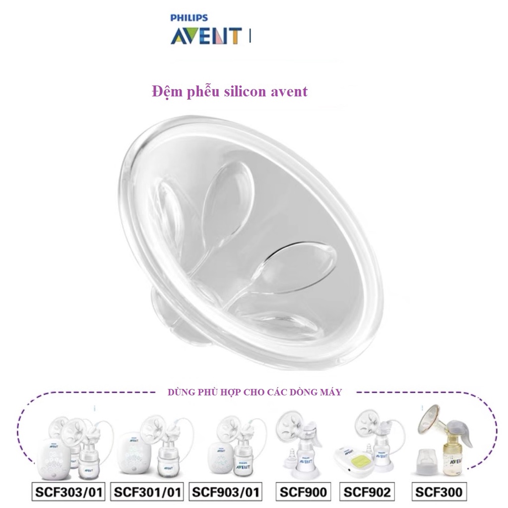 Phụ kiện máy hút sữa avent hoa tuyết - đệm massage silicon