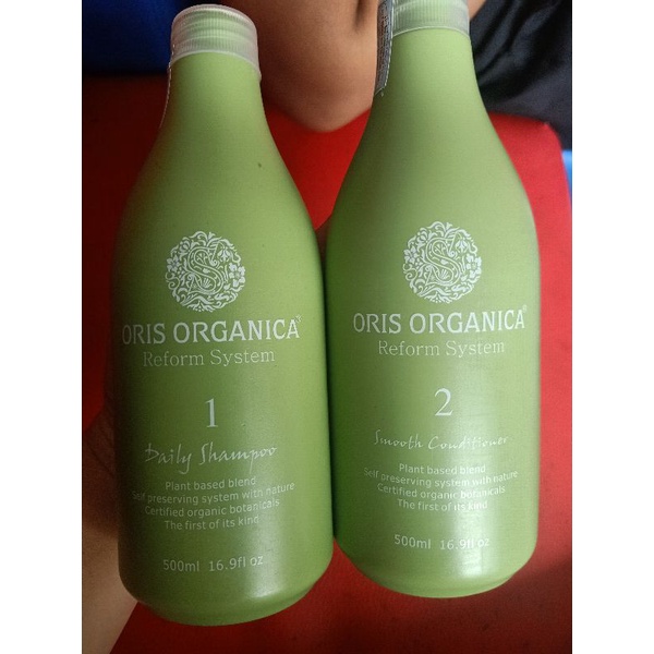 Cặp Dầu Gội Xả Oris Organica Chống Bết Chống Khô Tóc 500ml