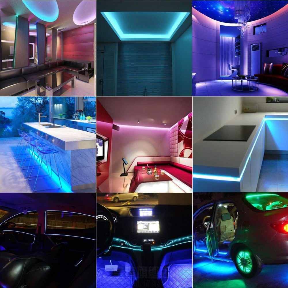 Dây đèn led OSIDEN DC5V RGB 2835 bluetooth USB trang trí tường/ phòng/ nền TV 5M 10M 20M