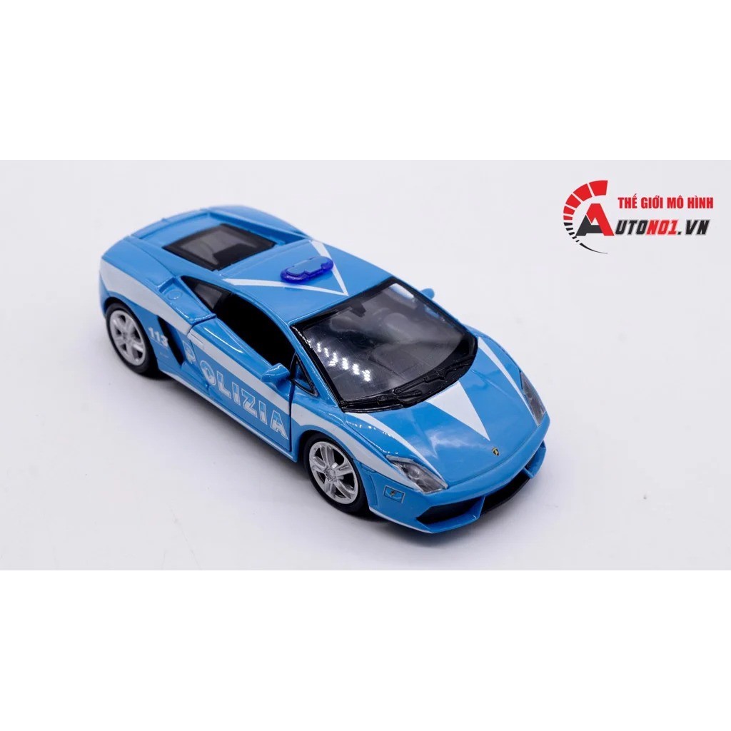 MÔ HÌNH XE LAMBORGHINI GALLARDO LP560-4 POLICE 1:36 WELLY 4811