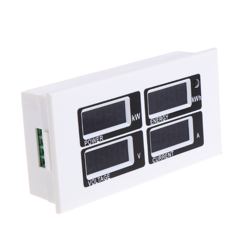 Đồng hồ hiển thị ampe kế vôn kế công suất kỹ thuật số 4 trong 1 AC 100A PZEM-004