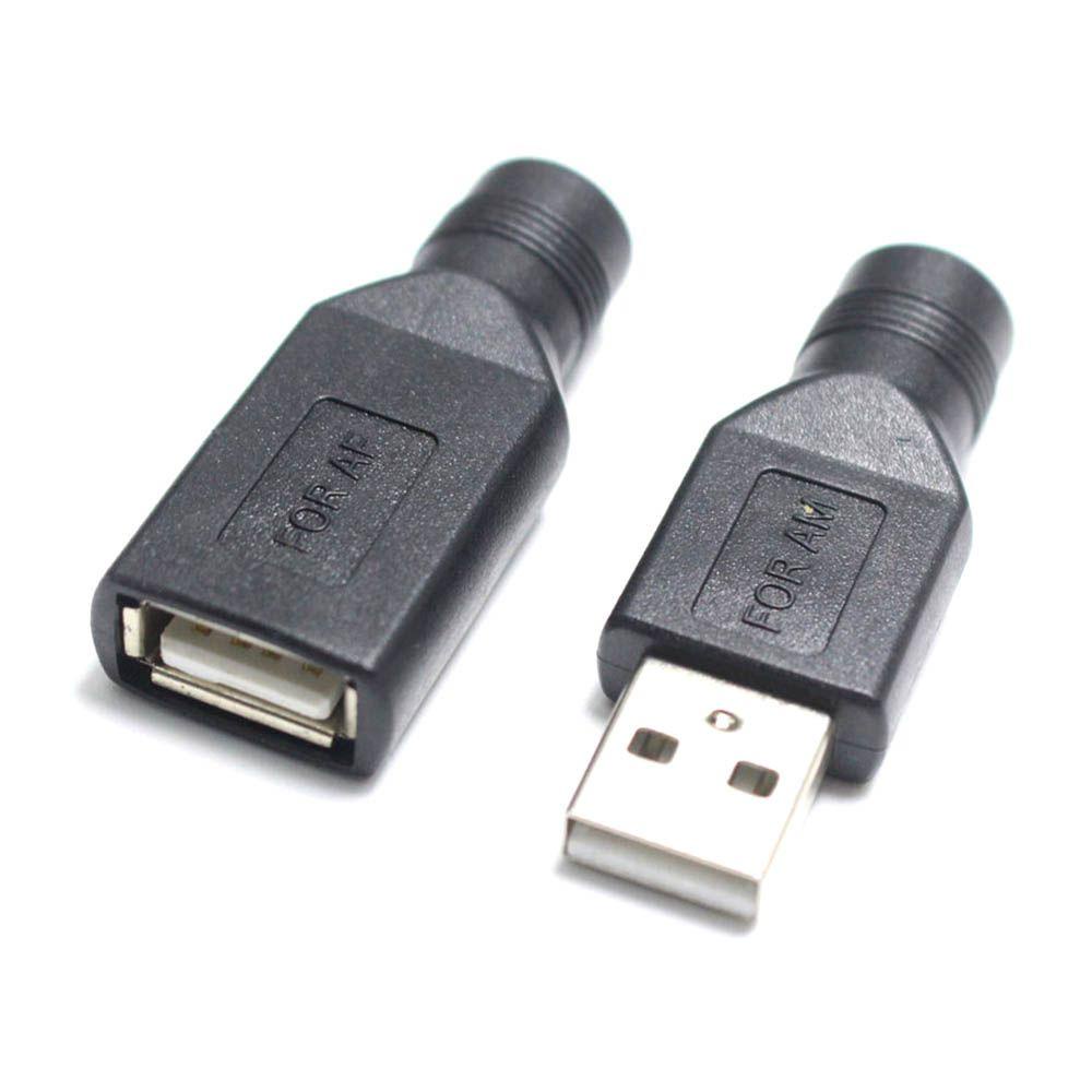 [COD] Giắc Chuyển Đổi 5V USB 2.0 5.5x2.1mm Cho Laptop