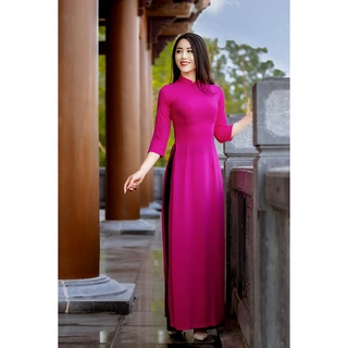 Bộ áo dài trơn 4 tà chất liệu chiffon cao cấp
