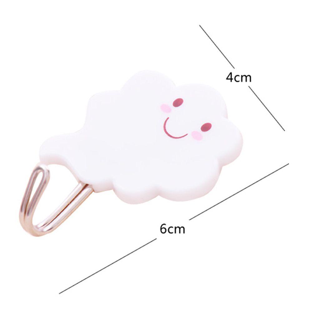 Set 3 Móc Treo Đồ Dán Tường Hình Đám Mây Cười