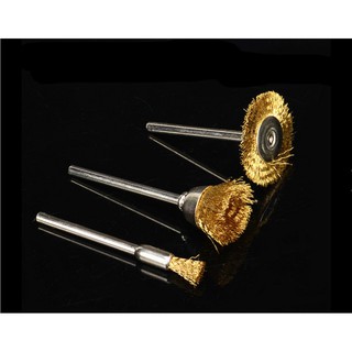 Bộ 3 Chổi đánh rỉ sét trục 3mm - (5k/1 chổi)