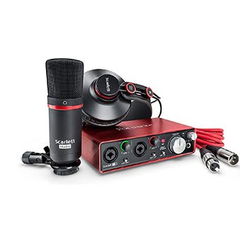Combo micro phòng thu Focusrite Scarlett 2i2 Gen 2 Studio