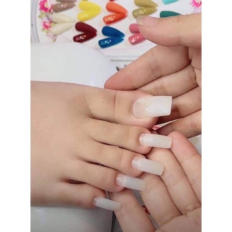 Móng úp chân form dài - hộp 500 móng đủ size