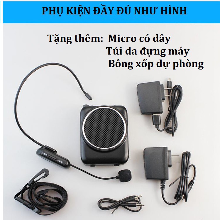 Loa trợ giảng Aker không dây AK20 sóng UHF , máy trợ giảng cao cấp Aker AK20, có bluetooth âm thanh hay trong, to, rõ