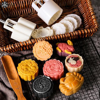 Bộ 16 khuôn làm bánh hình lễ hội Trung Thu đẹp mắt DIY