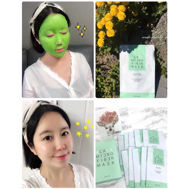 Mặt nạ BEBALANCE Acala Micro Fiber Mask (1 hộp/10 miếng)