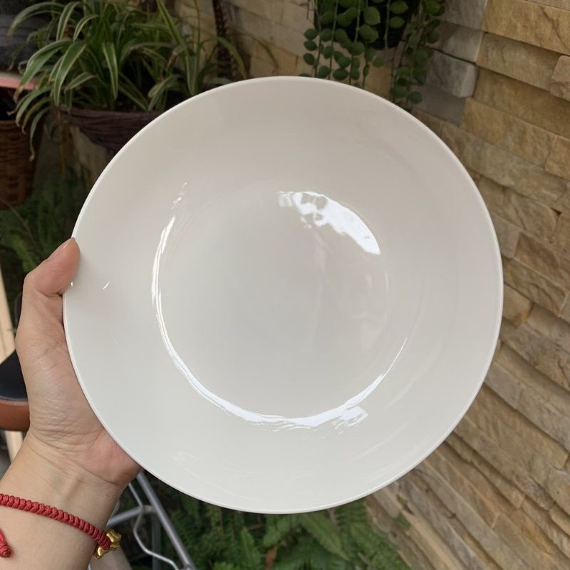 Đĩa sứ trắng 7 .18 cm