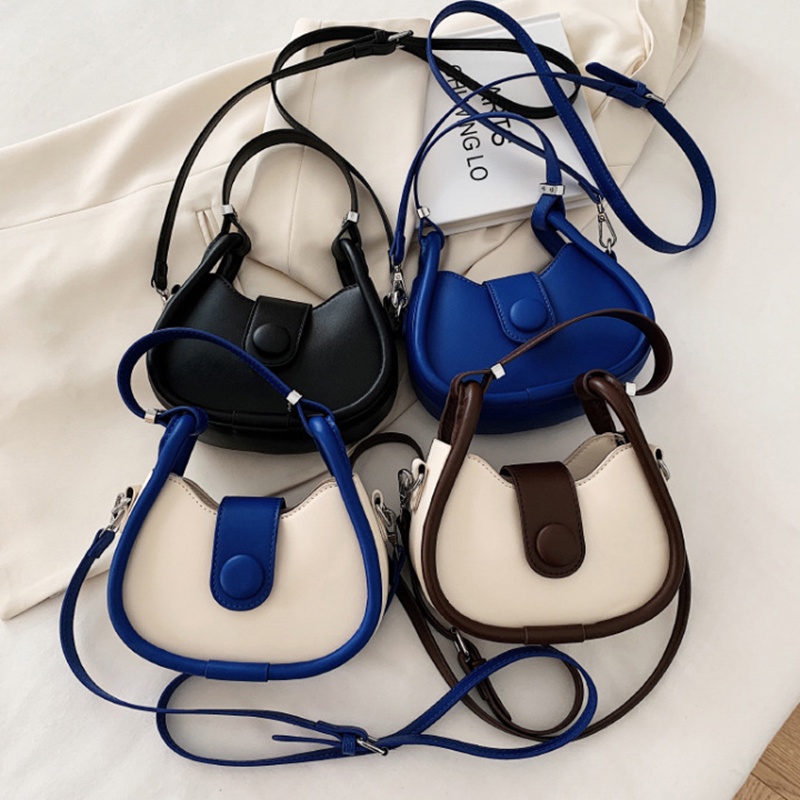 IELGY Túi Đeo Vai Màu Sắc Tương Phản Thời Trang Cho Nữ