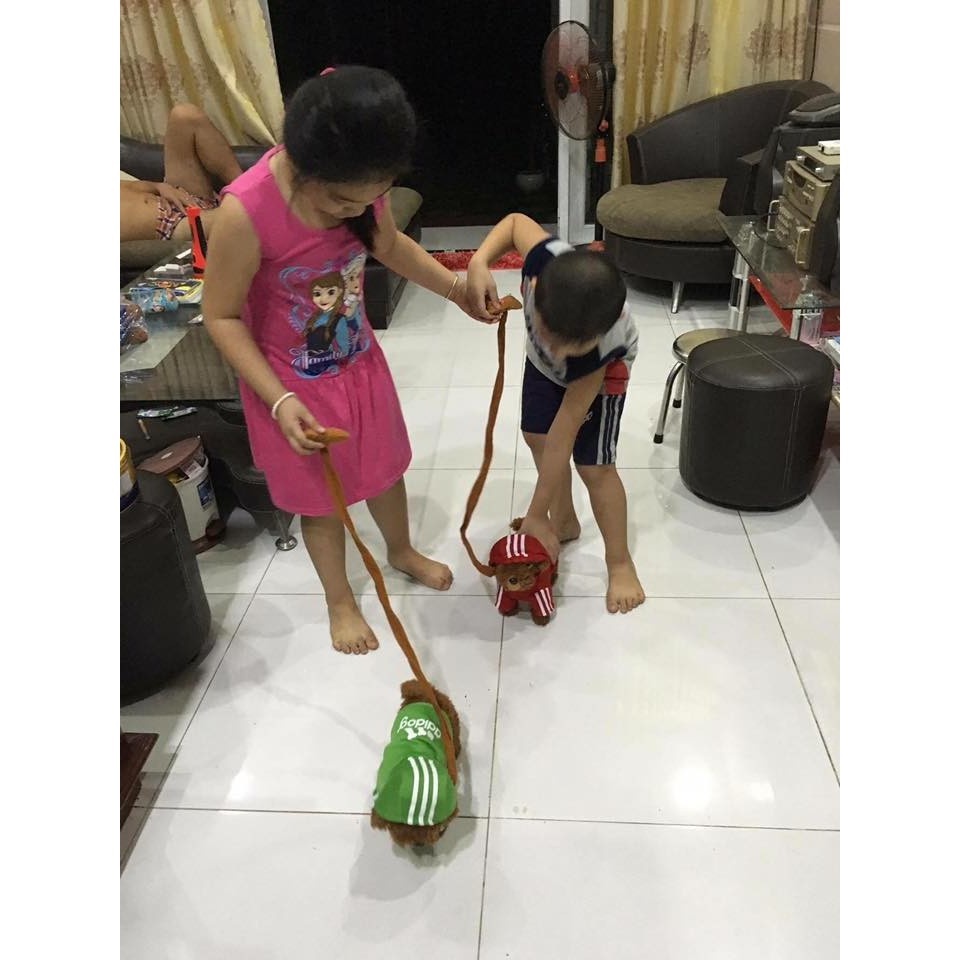 Chó bông đồ chơi biết đi,biết hát,biết lắc mông cực Cute cho bé yêu - THNINGKIDS