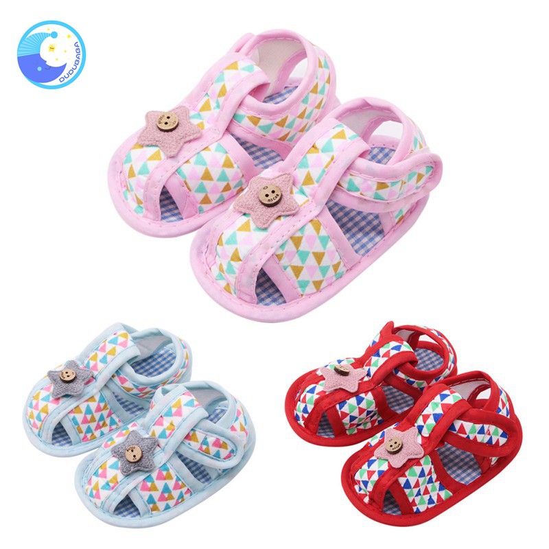 Giày sandal đế mềm phong cách Hàn Quốc xinh xắn dành cho bé