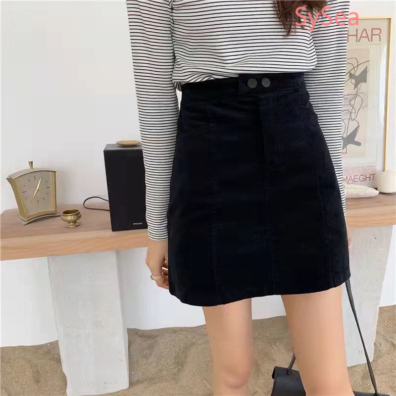 Chân váy chữ a lưng cao thời trang mùa xuân dành cho nữ