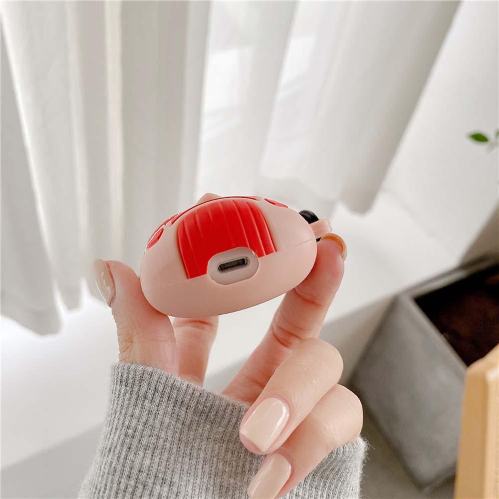 EPOCH Cartoon Attack on Titan 3D Earphone Accessories Earphone Cases Cute For Airpods 1 2 Charging Case Silicone Bluetooth Wireless Earphone Japanese Anime Earphon Protect cover/Multicolor