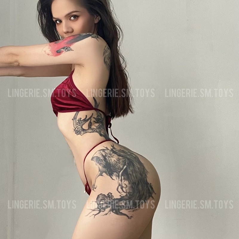 LST9022 - &lt;Ảnh Thật&gt; Nội Y Nữ Nỉ Mỏng Phong Cách Ren Phối Ngọc Gợi Cảm