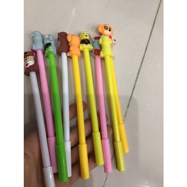 Bút bi nước hình thú cute - bút bi văn phòng viết êm