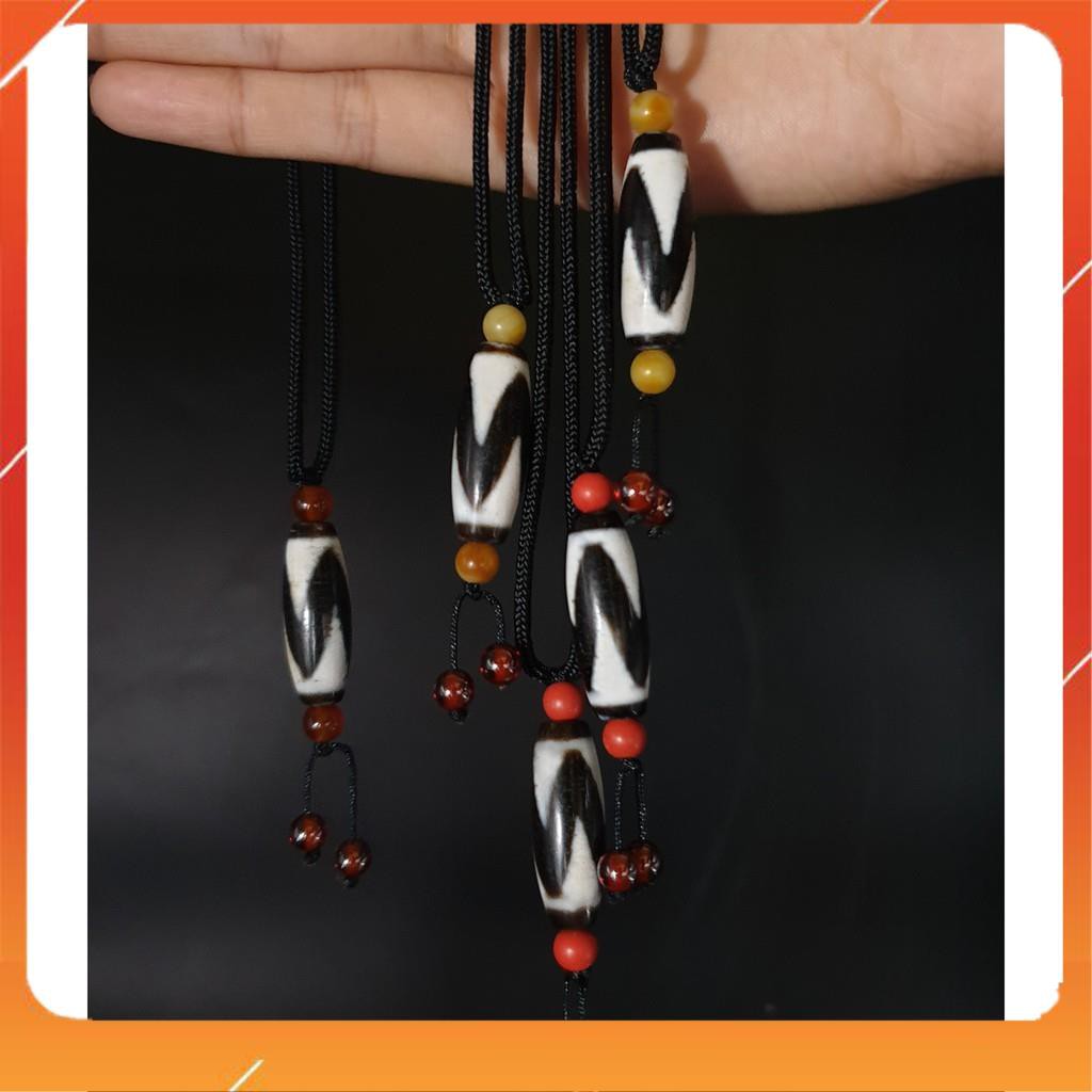ĐÁ DZI NANH CỌP NHỎ 28X11MM