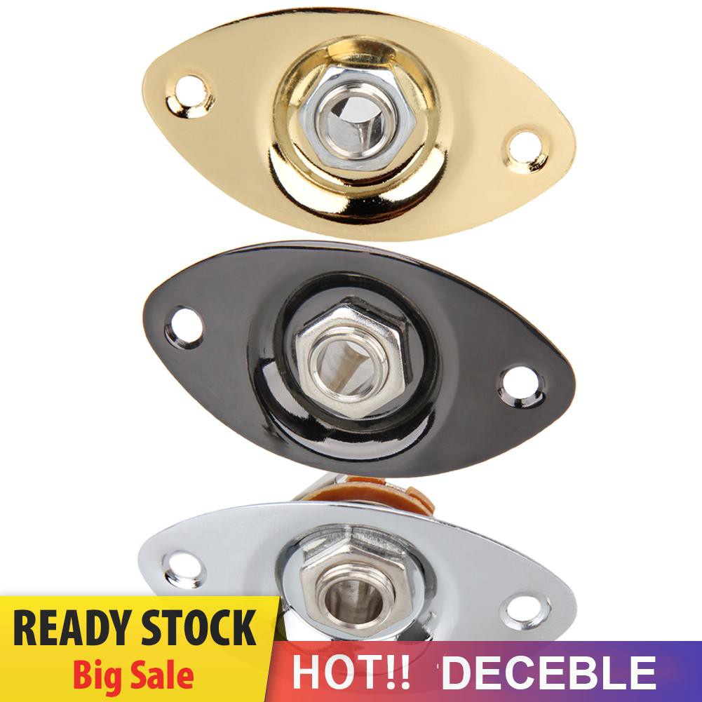 Ổ Cắm Jack 1 / 4 Hình Oval Cho Đàn Guitar Điện