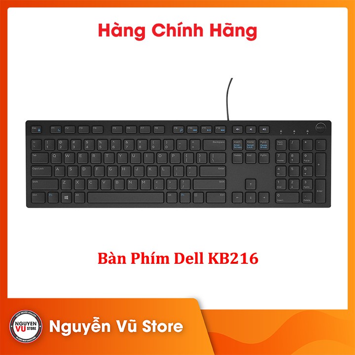 Bàn Phím Có Dây Dell KB216 - Đen