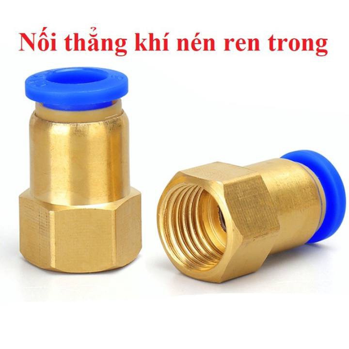 Nối hơi khí nén ren trong, ren ngoài 21, 13 PC, PCF