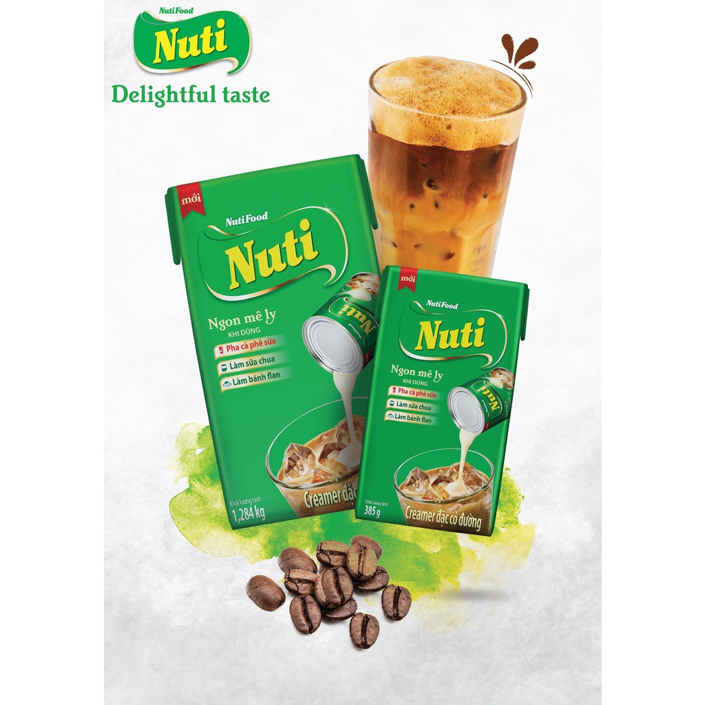Hộp Creamer Đặc Sữa Pha Chế Sữa Đặc Có Đường NutiMilk Hộp 1,284 kg - NUTIFOOD - YOOSOO MALL