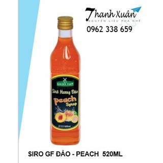 Siro Đào Golden Farm 520ML - Peach 520ML