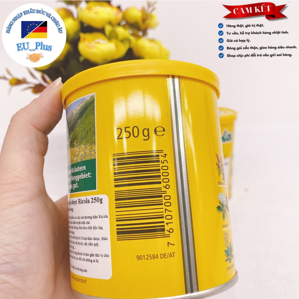 Kẹo ngậm ho thảo mộc Ricola 250g - Đức