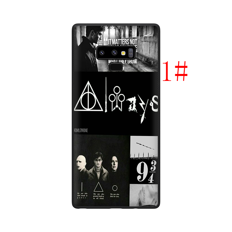 Ốp Lưng Silicone Họa Tiết Chủ Đề Harry Potter Độc Đáo Cho Samsung A5 2017 A6 A8 Plus A7 A9 2018 Note 8 9